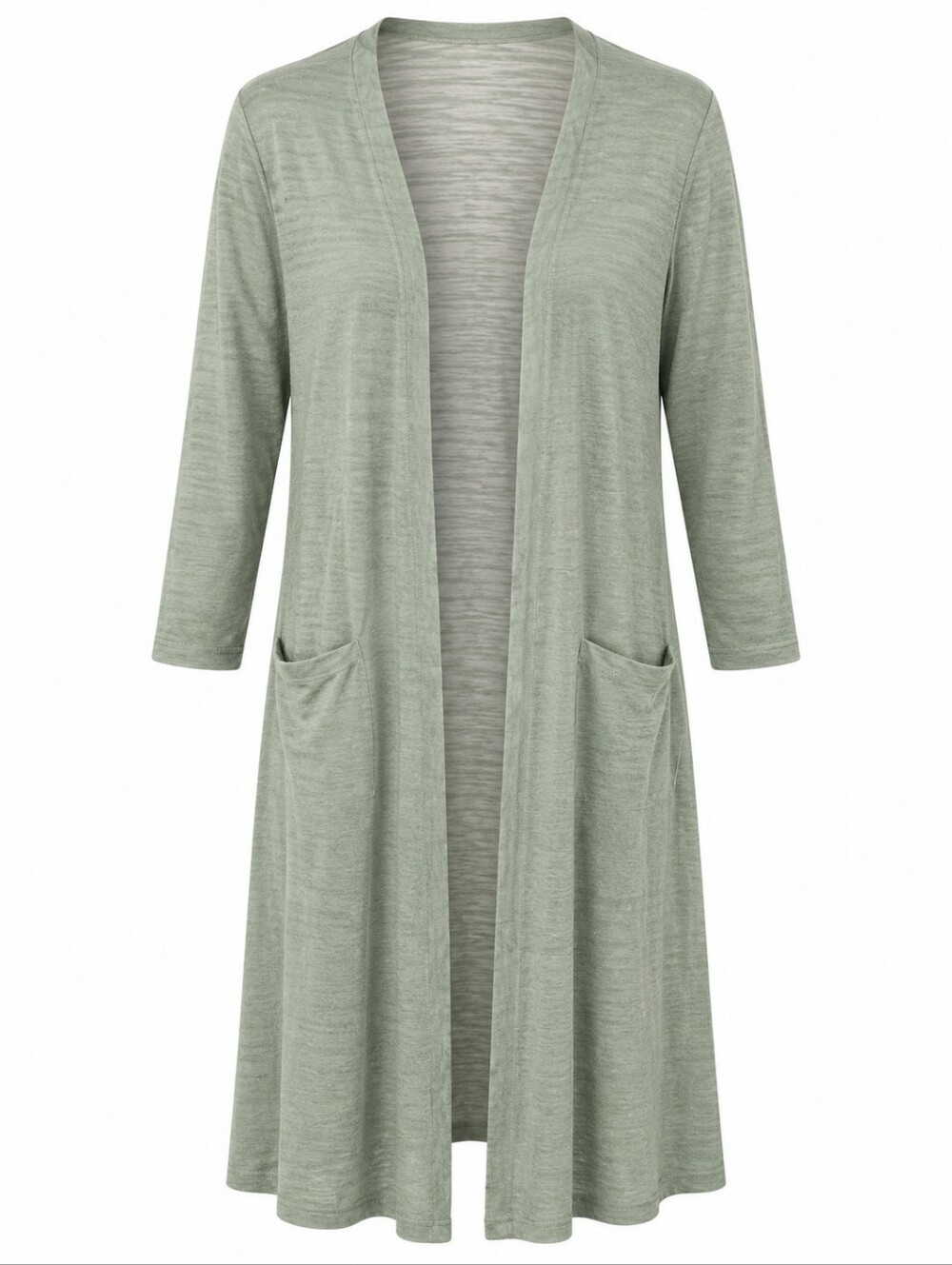 LULAROE | Sarah Longline Green Duster Ribbed Festival Career Layering Jacket | M